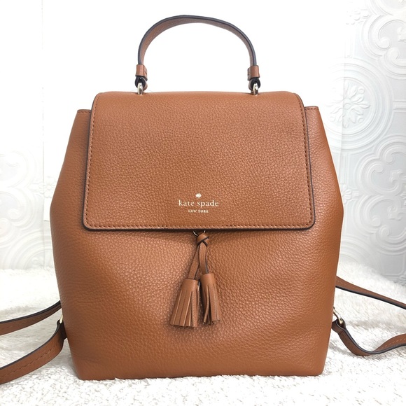 kate spade Handbags - 🌸OFFERS?🌸Kate Spade Leather Brown Backpack🎒 New